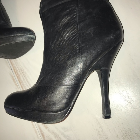 Aldo. Over the knee sexy leather stilettos boots - Picture 3 of 6